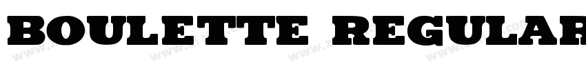 Boulette Regular字体转换